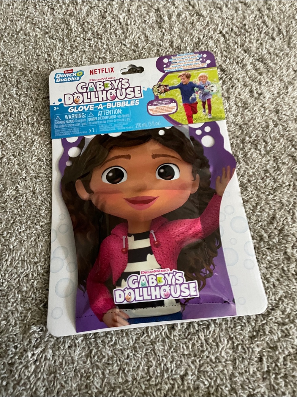 Glove-A-Bubbles Kids Toy - Pink